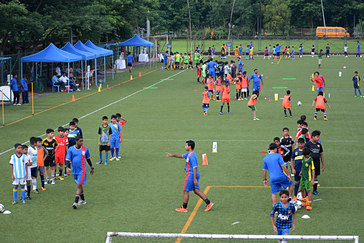 Father Agnel Vashi School Football Ground